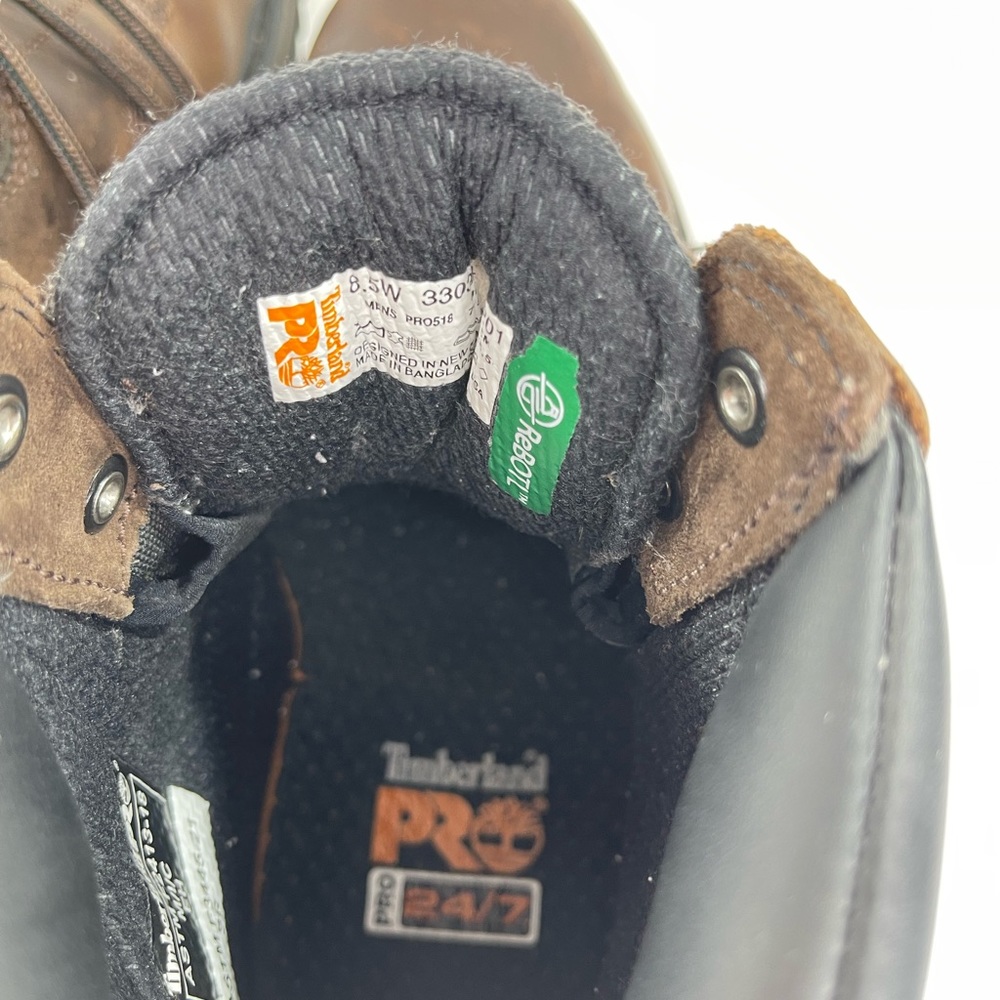 Timberland Pro Mens 6” Pit Boss Steel Toe Industrial Work Boot Brown Siz… - Picture 10 of 11